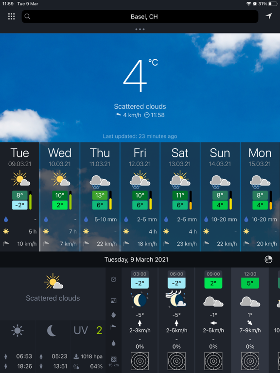 meteoblue weather & maps screenshot 8