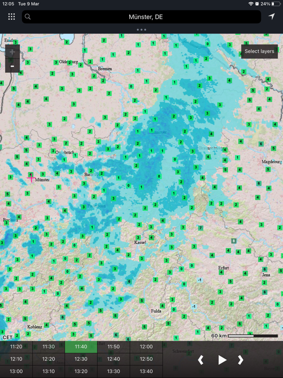 meteoblue weather & maps screenshot 2