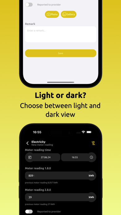Meter readings | Read, save screenshot 2
