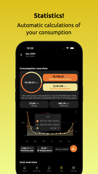 Meter readings | Read, save screenshot 3