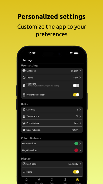 Meter readings | Read, save screenshot 1
