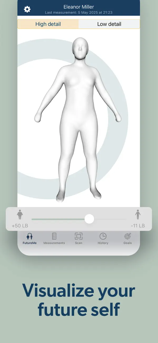 MeThreeSixty: 3D Body Scan・BMI screenshot 1