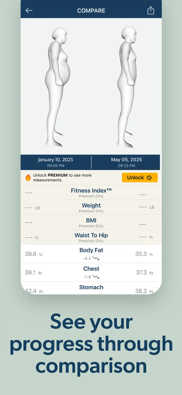 MeThreeSixty: 3D Body Scan・BMI screenshot 3