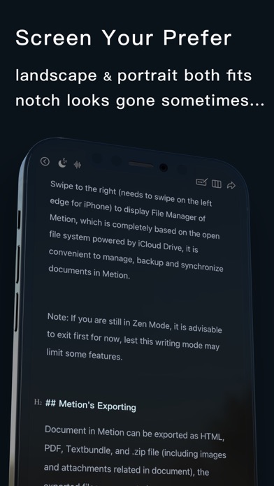 Metion: Markdown Notes screenshot 2