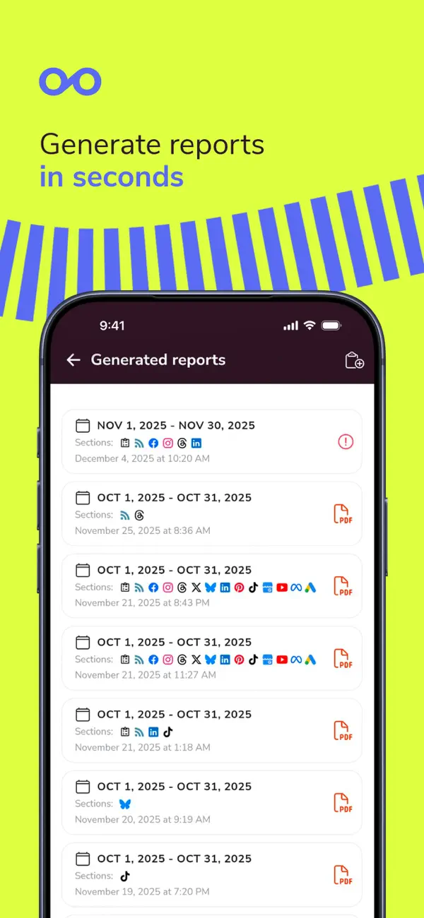 Metricool screenshot 1