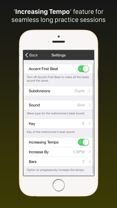 Metronome M1 screenshot 2