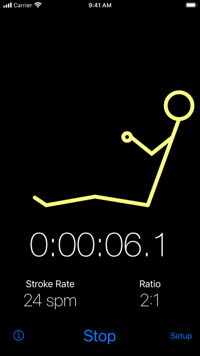 Metrownome: A Rowing Metronome screenshot 3
