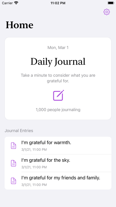 Metta - Gratitude Journal screenshot 3
