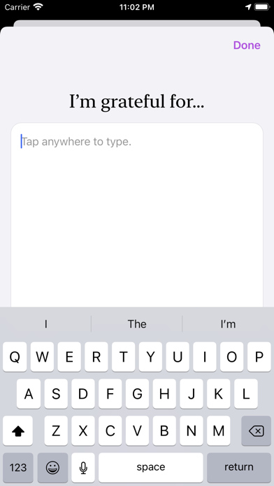 Metta - Gratitude Journal screenshot 2