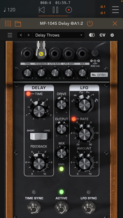 MF-104S Analog Delay screenshot 2