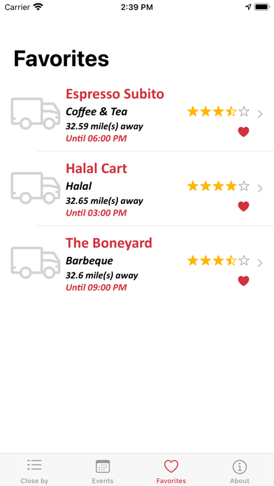 mFood™ - Food Truck Finder App screenshot 1