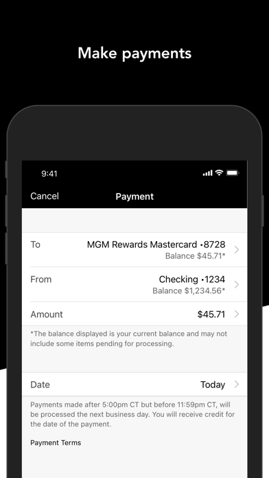 MGM Rewards MasterCard screenshot 1