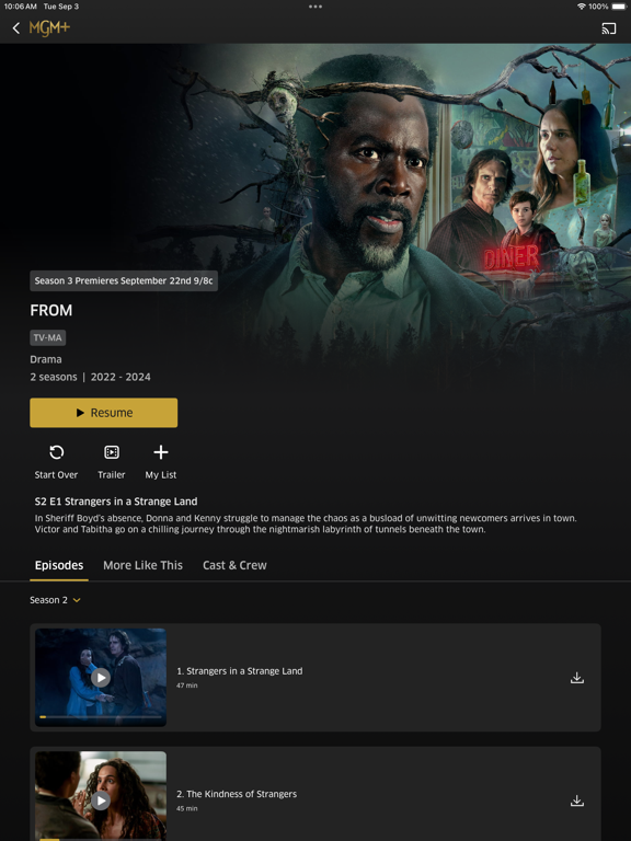 MGM+ screenshot 1