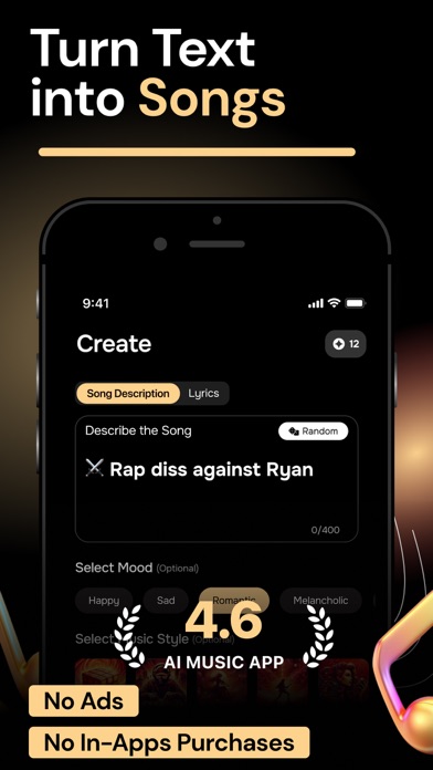 MIA: AI Song Generator screenshot 2