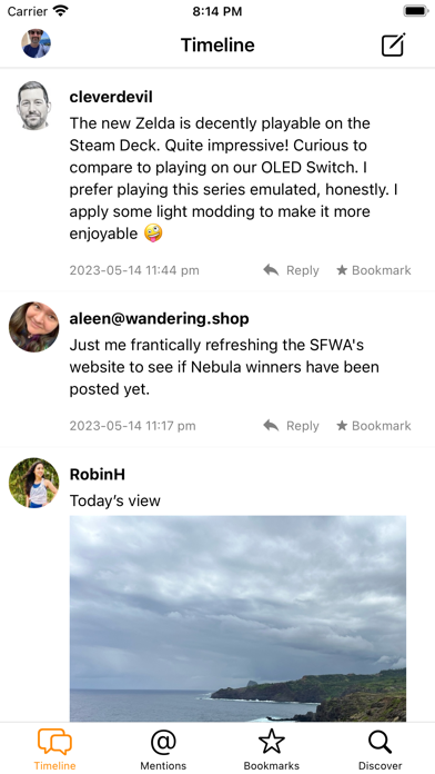 Micro.blog screenshot 3