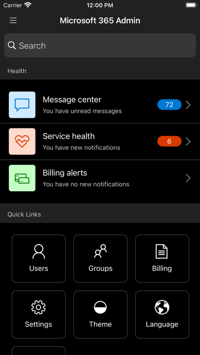 Microsoft 365 Admin screenshot 1