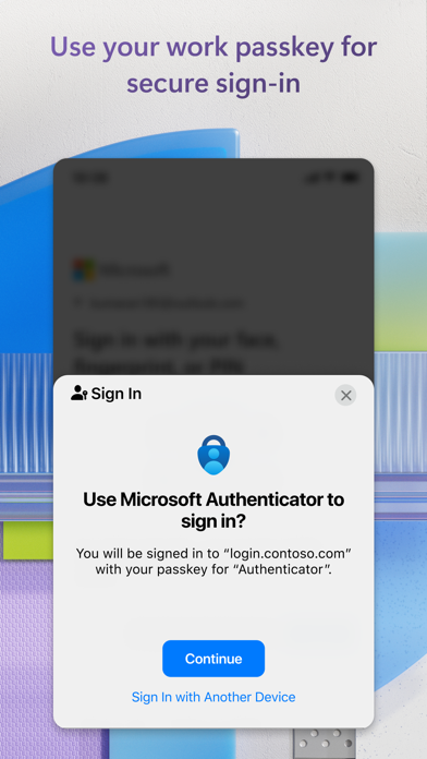 Microsoft Authenticator screenshot 1