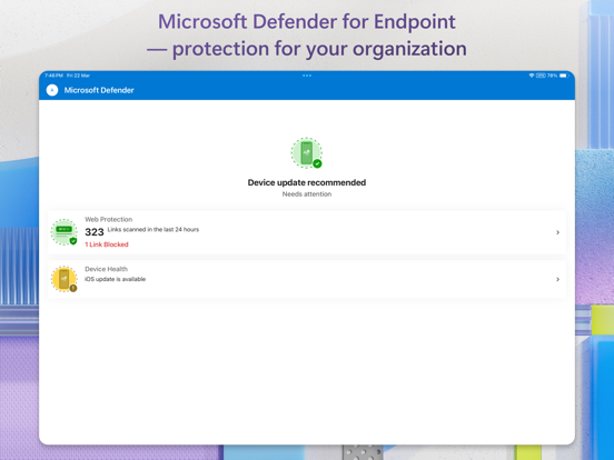 Microsoft Defender: Security screenshot 1