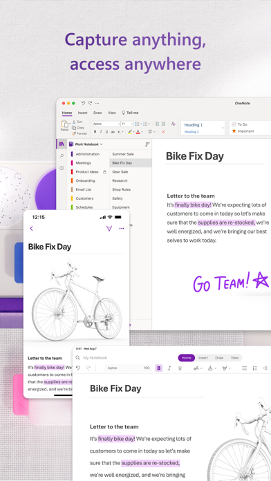 Microsoft OneNote screenshot 1