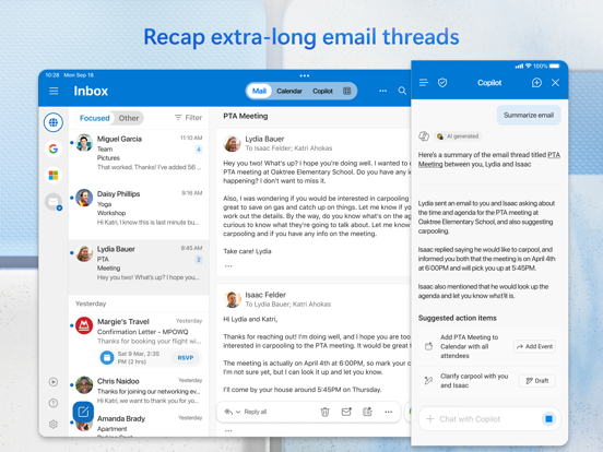 Microsoft Outlook screenshot 1