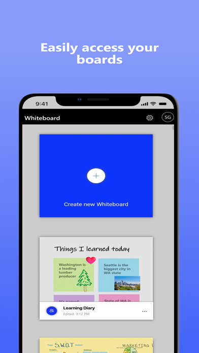 Microsoft Whiteboard screenshot 4