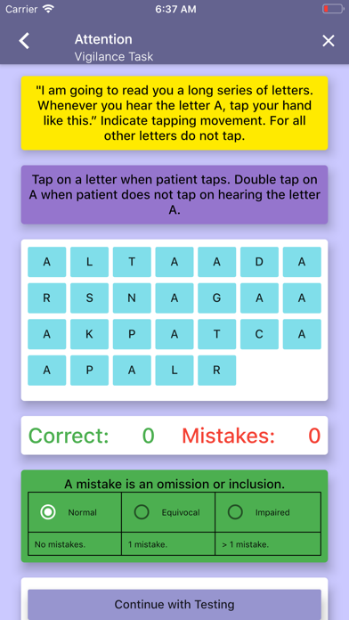 Midland Cognitive Assessment screenshot 3