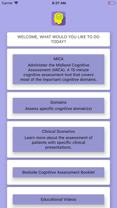 Midland Cognitive Assessment screenshot 5