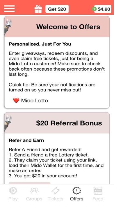 MidoLotto: Play the Lottery screenshot 1