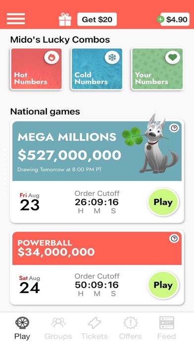 MidoLotto: Play the Lottery screenshot 3