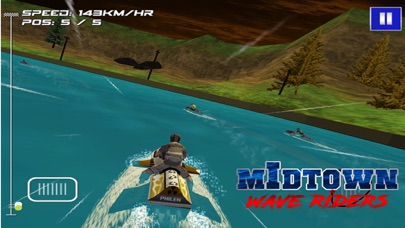 MidTown Wave Riders - Free 3D Jet Ski Racing Game screenshot 2