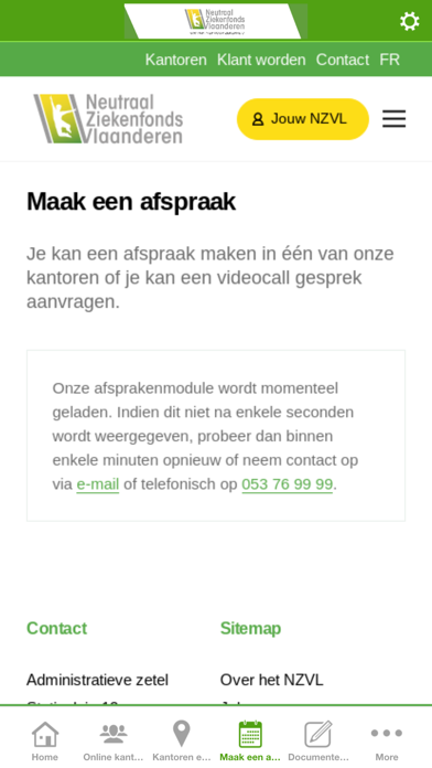 Mijn NZVL screenshot 2