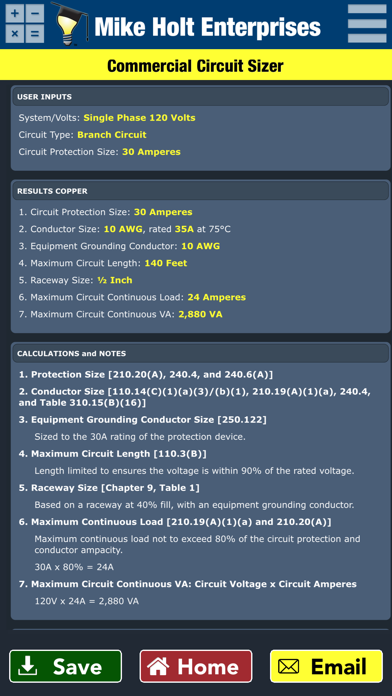 Mike Holt's Electrical Toolbox screenshot 1