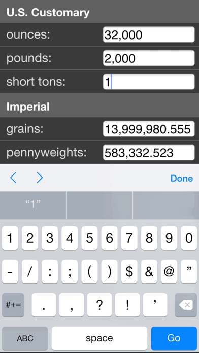 Mila's Weight Converter screenshot 2