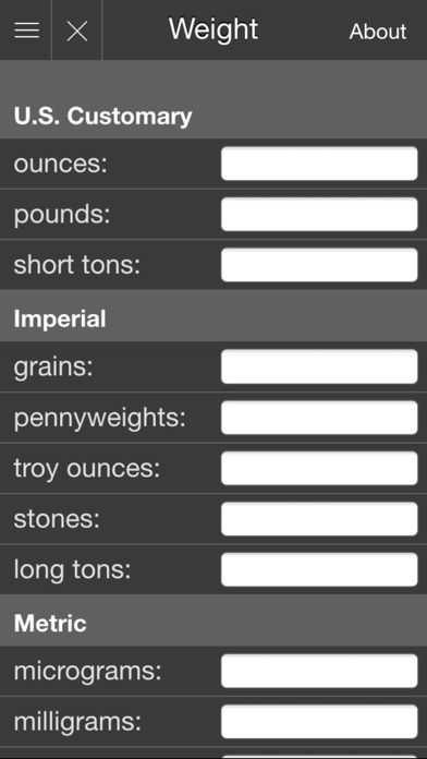 Mila's Weight Converter screenshot 1