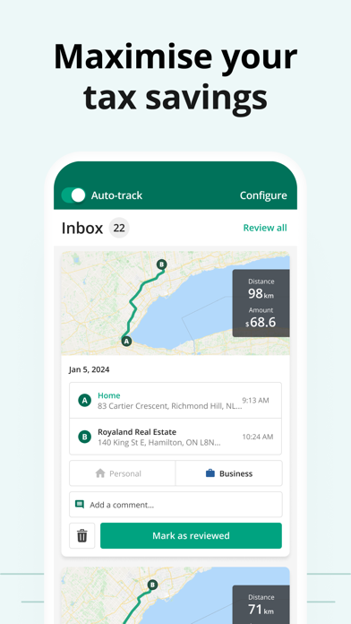 Mileage Tracker by Driversnote screenshot 5