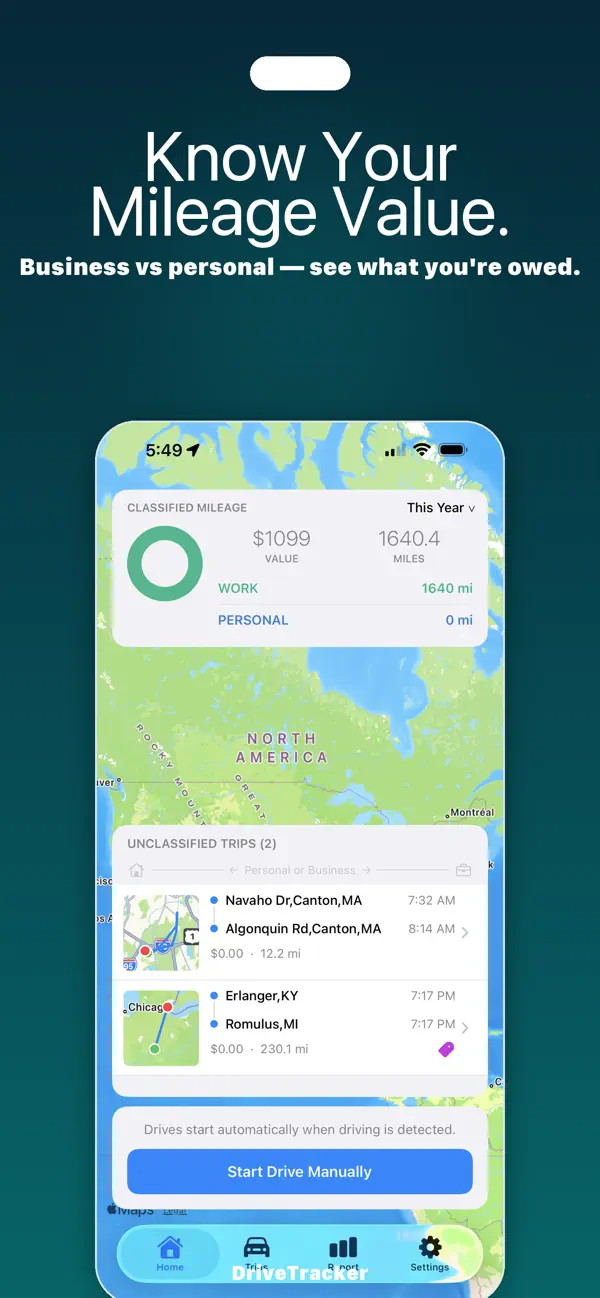 Mile Logger - Mileage tracker screenshot 5