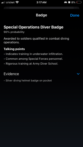 Military Uniform Decoder screenshot 1