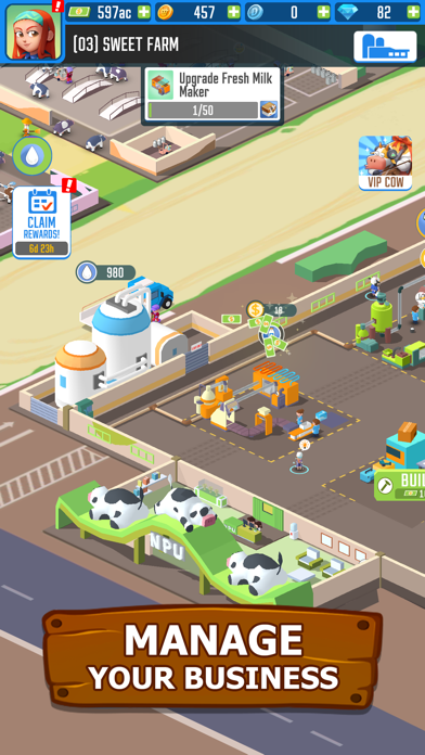 Milk Farm Tycoon screenshot 1