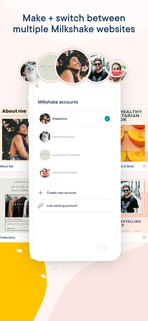 Milkshake — Website Builder screenshot 1