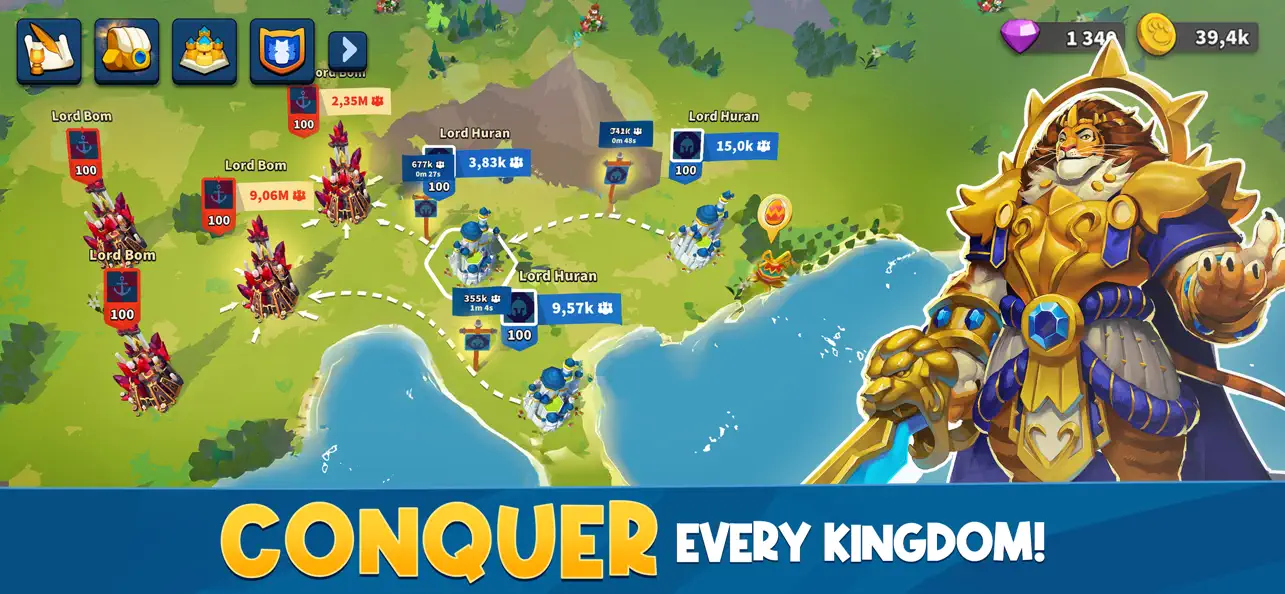 Million Lords: World Conquest screenshot 3