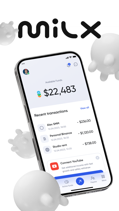 MilX: Finance hub for bloggers screenshot 7