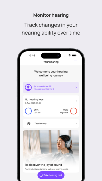 Mimi Hearing Test screenshot 2