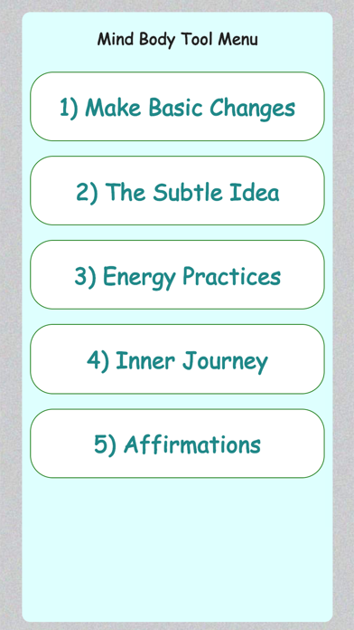 Mind Body Tool screenshot 2