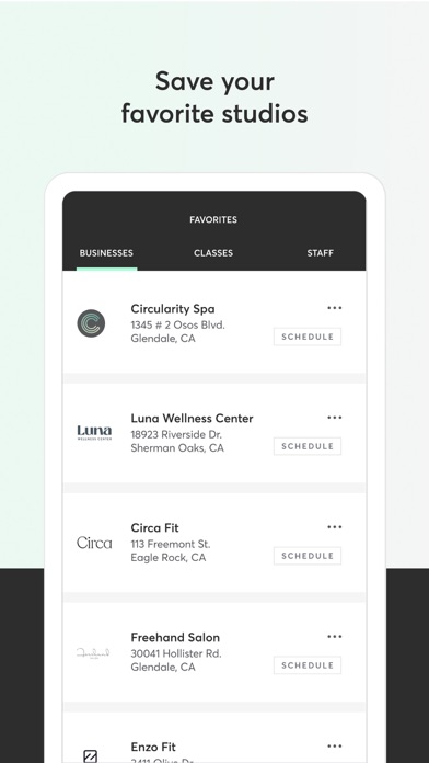 Mindbody: Fitness & Wellness screenshot 1