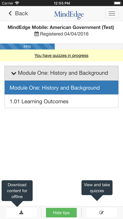 MindEdge Learning screenshot 1
