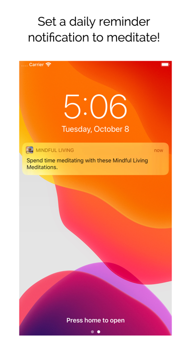 Mindful Living Meditations screenshot 1