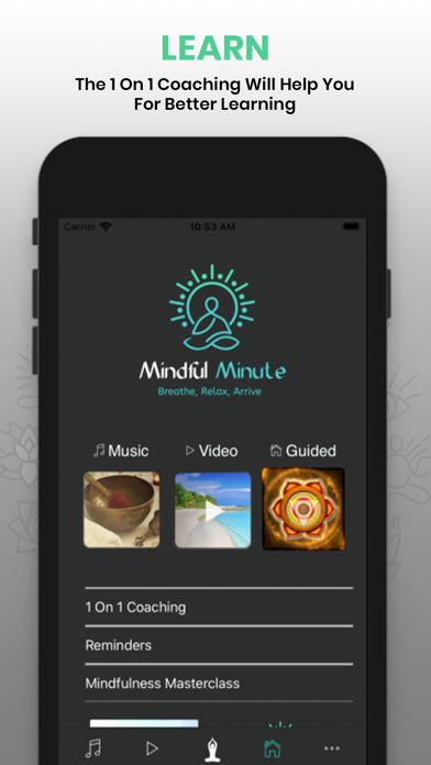 Mindful Minute App screenshot 1