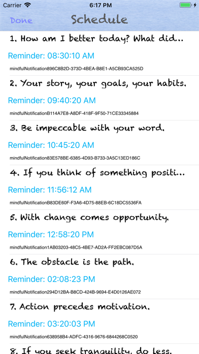 Mindful screenshot 1