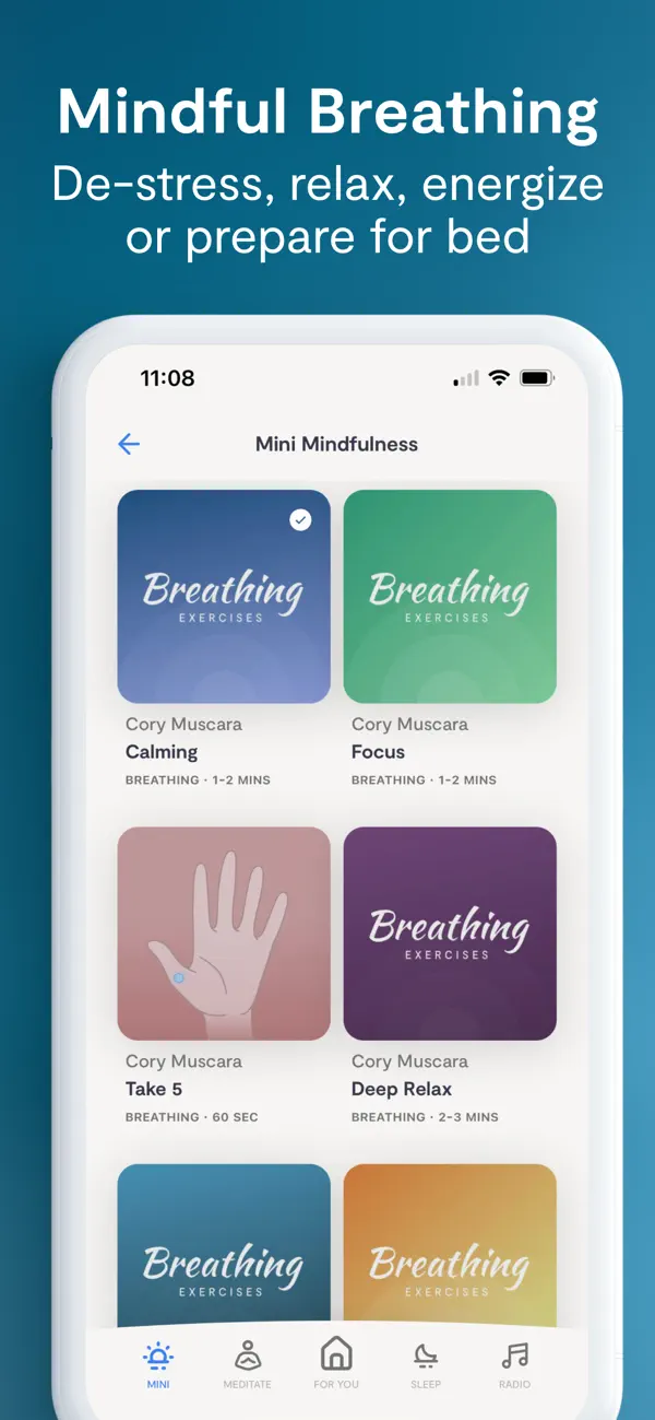 Mindfulness.com Meditation App screenshot 2