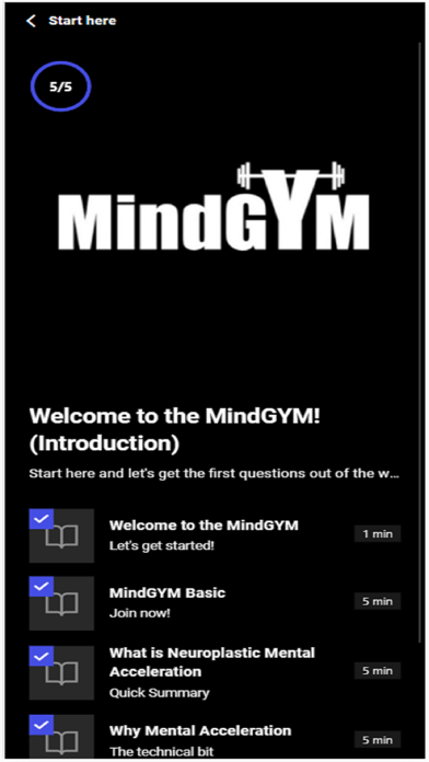 MindGYM Club screenshot 2